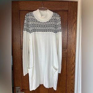 Aventura Jenkins Tunic / Dress - Whisper White
 - Size Medium